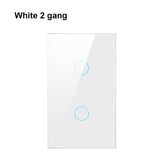 AVATTO Tuya US Wifi Wall Switch, Smart Light Switch, Glass Panel Touch-Sensor interruptor 1/2/3 Gang Work with Alexa,Google Home