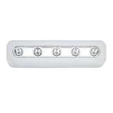 Super Brightness Wireless Wall Light 5 LED Cabinet Closet Self-Stick Tap Light Home Night Emergency Touch Light Lamp