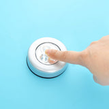 4pcs Battery Powered Wireless Night Light Stick Tap Touch Push Security Closet Cabinet Kitchen Wall Lamp