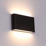LED Outdoor Wall Lamp Aluminum Balcony Surface Mounted Cube Garden Porch Light Indoor &amp; Exterio IP65 Waterproof Modern Bulbs
