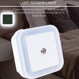 1pcs Intelligent LED Induction Lamp Square Shape Wall Light Night Light Automatic Switch Light Sensor Bedroom Household Supplies