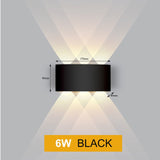 Led Wall Lamp Aluminum Outdoor IP65 Waterproof Up Down Wall Light For Home Stair Bedroom Bedside Bathroom Corridor Lighting
