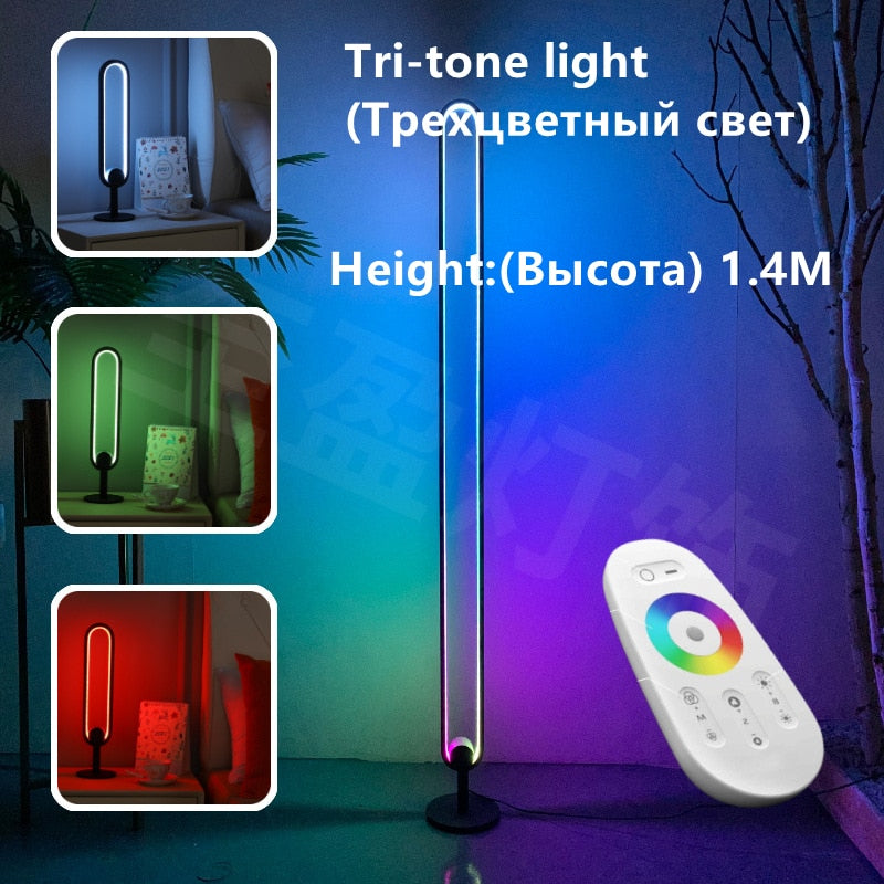 Home Decorations Night Light Rgb Standing Lamps for Living Room Bedroom Floor Modern Table Lamp Smart APP Lamp Remote Control