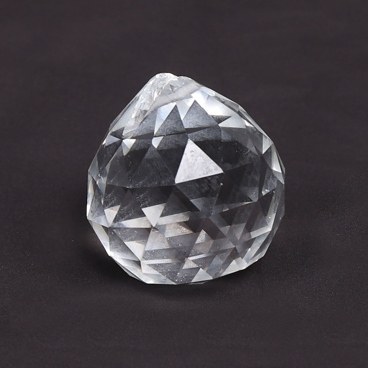 Modern K9 Translucent Crystal Chandelier Circle Ring Flush Mount Hanging Ceiling Light for Living Dining Bedroom