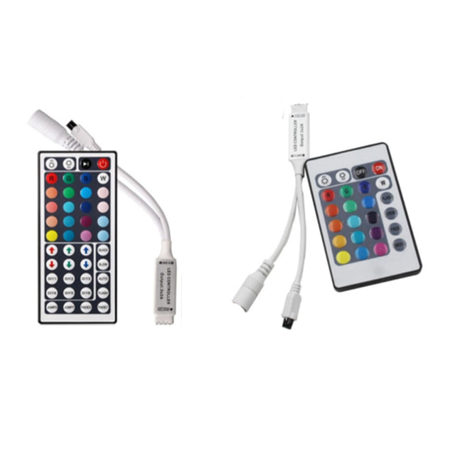 24 Key Led Controller Learning Led Controller 24 Keys LED IR RGB Controler box 1 to 2 Controller IR R ...