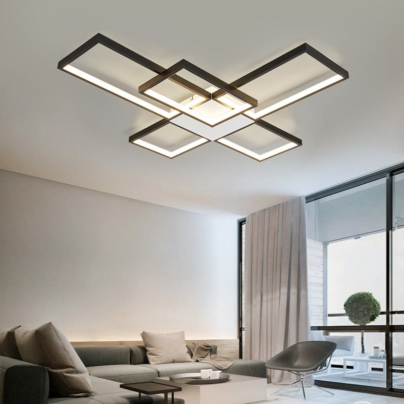 NEO Gleam Modern Led ceiling lighst Lamp for living room bedroom study room Gold/Black Color Ceiling Lamp