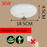 Modern LED Ceiling Lights PIR Motion Sensor Ceiling Lamps 12/18W Night Light Fixtures For Entrance Balcony Corridor Led Lampara