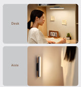 Hanging Magnetic LED Table Lamp, Dimming Desk Lamp Rechargeable Cabinet Light For Bedroom Kitchen