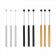 Nordic Long Tube Pendant Lights Hanging Kitchen Light White Black Golden Length Adjustable Home Dining Room Lighting Lights