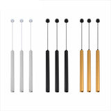 Nordic Long Tube Pendant Lights Hanging Kitchen Light White Black Golden Length Adjustable Home Dining Room Lighting Lights