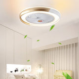 LED Ceiling Lamp Fan With Light And remote Control Silent Lights Fans For Home Bedroom Night Living Room Suspended Chandelier