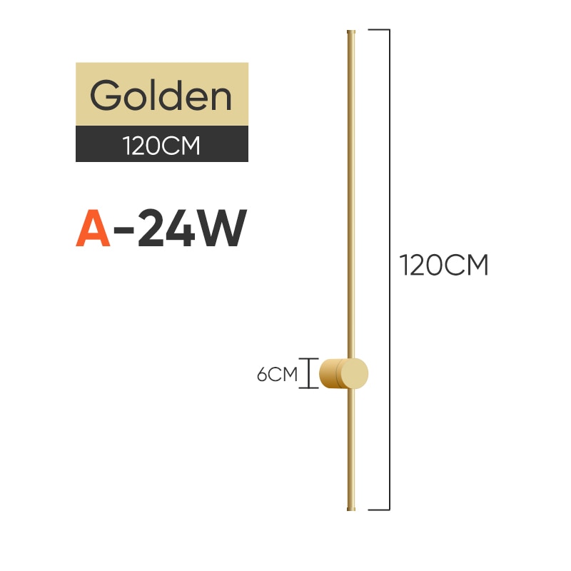 LED Long Wall Lamp 350°Rotation Modern Wall Light For Home Bedroom Stairs Living Room Sofa Background Lighting Decoration Lamp