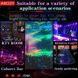 NEW 500mw RGB Laser Beam Line Scanner Projector DJ Disco Stage Lighting Effect Dance Party Wedding Holiday Bar Club DMX Lights