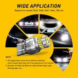 2x 7443 7444 T20 W21/5W LED Light For Lada Kalina Granta Vesta DRL LED Bulbs 12V 6500K White Super Bright 3030 4014 SMD