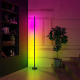 80cm LED Floor Corner Standing Lamp RGB Light With Remote Control For Bedroom Living Room Club Home Atmosphere Night Light