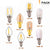 Led Candle Light Bulb E12 E14 Effect Dimmable Bulb C7 0.5W T22G 1W Home For Decor Lighting Ampoule Candle Bulb