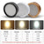 LED Downlight Modern Colorful Ceiling Lamp Surface Mounted Spot Led 3W 5W 7W 9W Ultra Thin Bedroom Living Room Lighting 220V