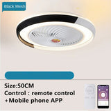 Modern LED lamp with lamp fan lighting remote control fan Bluetooth app intelligent ceiling fan remote control lamp ceiling fan