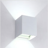 LED Outdoor Wall Lamp Aluminum Balcony Surface Mounted Cube Garden Porch Light Indoor &amp; Exterio IP65 Waterproof Modern Bulbs