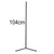 RGB Corner Floor Lamp Bedroom LED Dimmable Night Lamp Floor Light Living Rom Decor Indoor Standing Lamps For Home Decoration