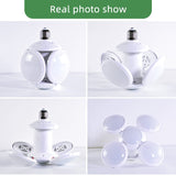 Kaguyahime 1/2pcs LED E27 Bulb 40W Football Bulb AC 85-265V Foldable Fan Blade Bulb Spotlight Lampada For Home Ceiling Light