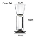 Living Room Creative LED Floor lamp Modern Bedroom Bedside Clear Glass Vertical Luminaires Study Indoor Design Lighting Fixtures