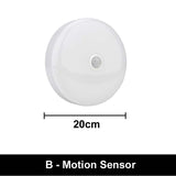 Bedroom Bathroom Ceiling Light Waterproof Motion Sensor Lamp Wall Surface Led Ceiling Light Square Round Panel Indoor Lighting
