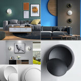 Creative 6W Led Wall Light 360 Degree Rotatable Bedroom Bedside Lamp for Home Living Room Loft Sconce Modern Indoor Decoration