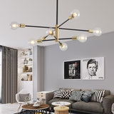 Modern Nordic Sputnik Black Chandeliers LED Lamp Home Lighting Indoor Fixtures Pendant Ceiling Not Included Bulbs 2021 New