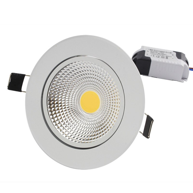 Super Bright Dimmable Led downlight COB Spot Light  5w 7w 9w 12w recessed led spot Lights Bulbs Indoor Lighting