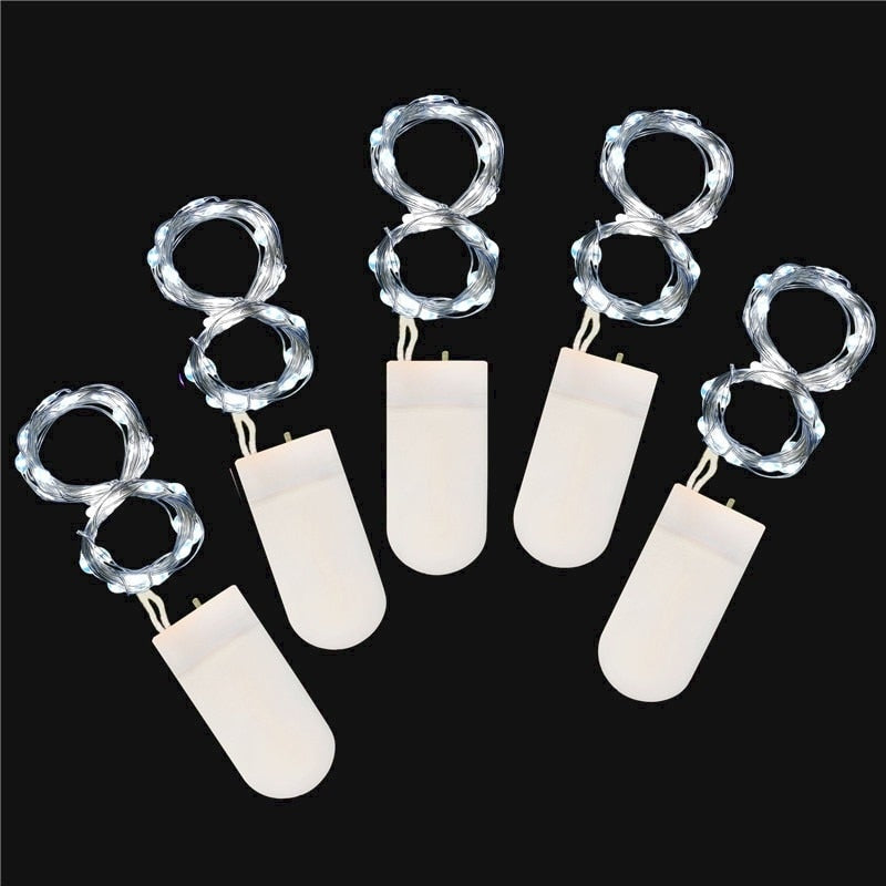 10pcs 5pcs Copper Wire LED String Lights Holiday Fairy Lights Garland Christmas Tree Decors Wedding Party DIY Natal Navi dad 2021