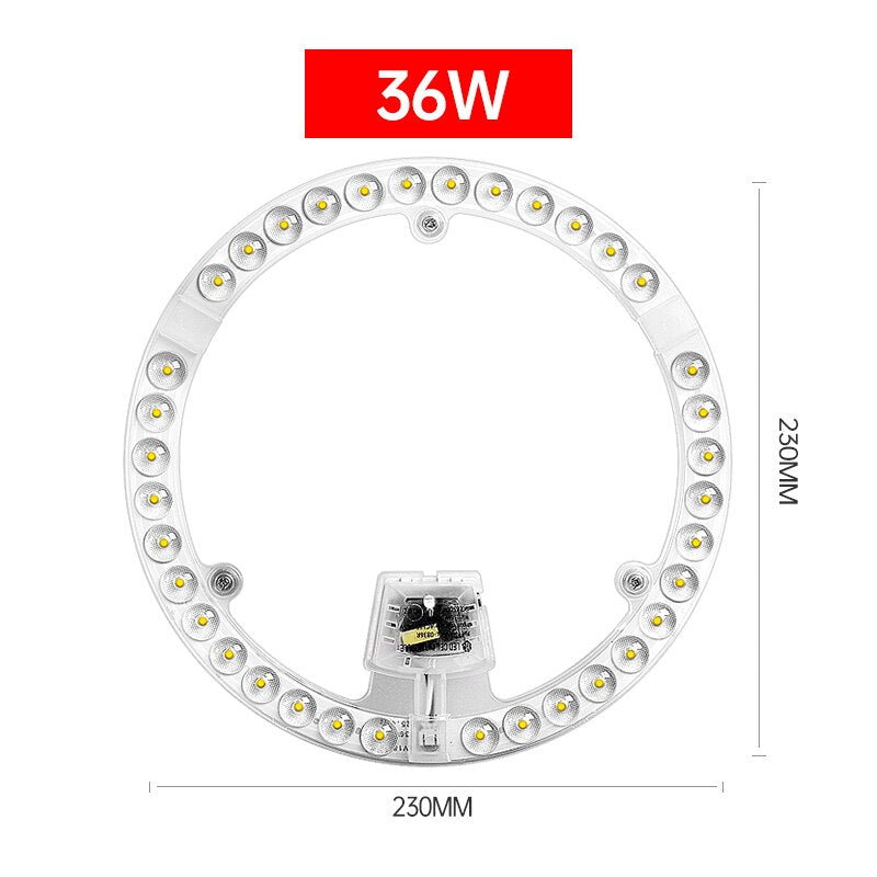 Led Panel Board Round Led Module Ceiling Lights Dimmable Panel 220V replacement Led For circle Lamp Ceiling Fan light magnet fix