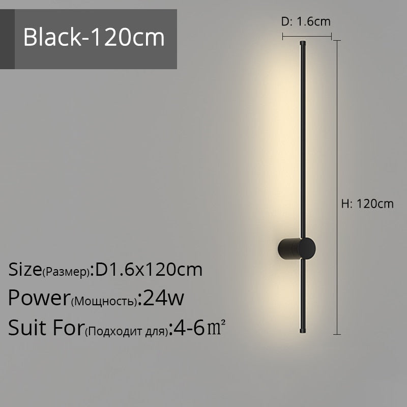 Simple Black White New Modern LED Wall Lights Living Study Room Bedroom Bedside Corridor Aisle Parlor Hall Lamps Indoor Lighting