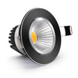Black/White Body Recessed LED Dimmable Downlight COB 6W 9W 12W 15W LED Spot Light LED Decoration Ceiling Lamp AC 110V/220V