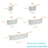 LED Wall Light Outdoor Waterproof IP65 Porch Garden Wall Lamp &amp; Indoor Bedroom Bedside Decoration Lighting Lamp Aluminum