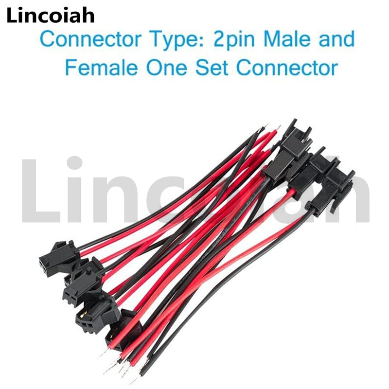 40 20 10 pcs/set Male to Female Plug Terminal Wire Connector Terminal Line JST wire Connector for LED Downlight Ceiling Lamp
