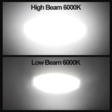 10000Lm H4 LED Moto H6 BA20D LED Motorcycle Headlight Bulbs CSP Lens White Yellow Hi Lo Lamp Scooter Accessories Fog Lights 12V
