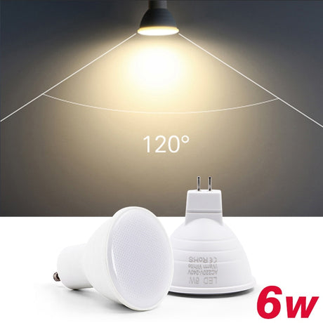 Bombillas LED Lamp GU10 MR16 220V LED spotlight 3W 6W LED Downlight ceiling light Lampara LED bulb