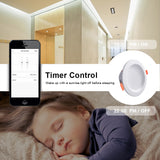 AVATTO Tuya Smart WiFi LED Downlight, 7W 9W RGB Cool & Warm White Smart Home Round Spotlight works with Alexa Google Home