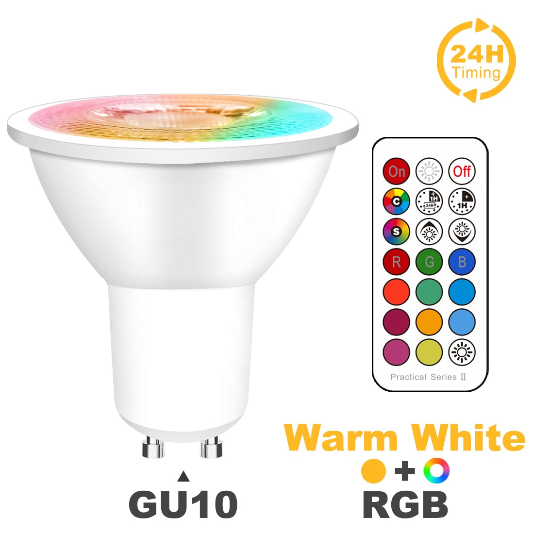 LED Downlight Spot LED Recessed Smart Dimmable Ceiling 7W Round Plafond Light 220V 110V RGB Color Changing Light Bulb Track Lamp