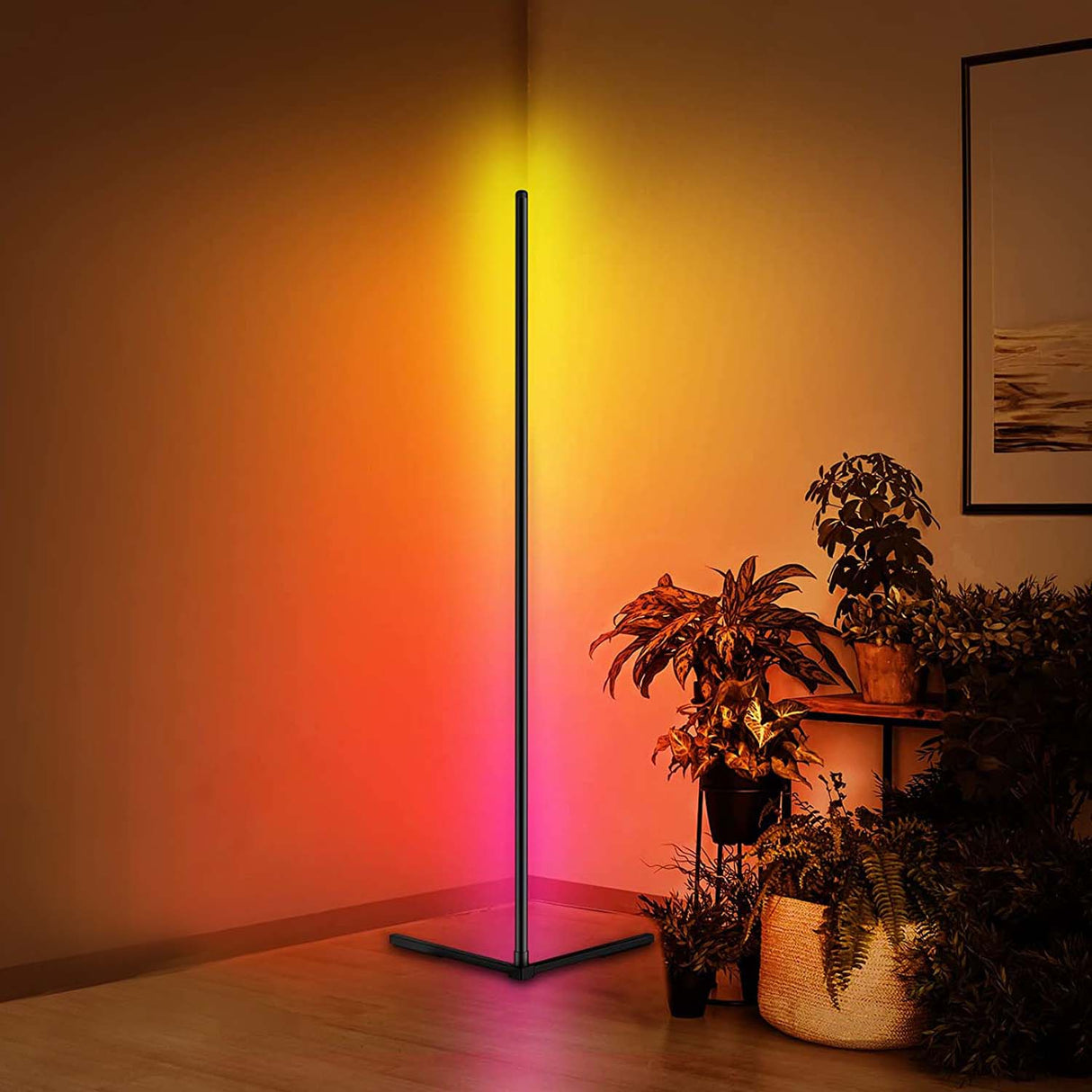 LED Floor Lamp Bedroom Stand Light RGB Floor Lampshade Living Rom Decor Indoor Standing Lamp For Home Decoration