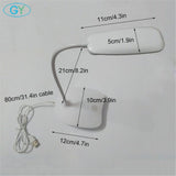 LED Desk Lamp Foldable Dimmable Touch Table Lamp DC5V USB Powered table Light 6000K night light touch dimming portable lamp