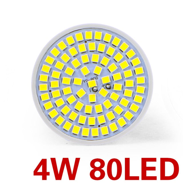 KARWEN Lampada LED Lamp bulb GU10 MR16 6W LED spotlight E27 E14 220V LED Downlight 48 60 80L Lampara LED light bulb for Bedroom
