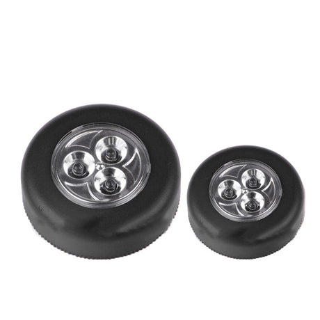 1PC 3/4 LED Wall Light Kitchen Cabinet Closet Lighting Sticker Tap Touch Lamp Lamps Home Decorative Practical Lights Touch Lamps