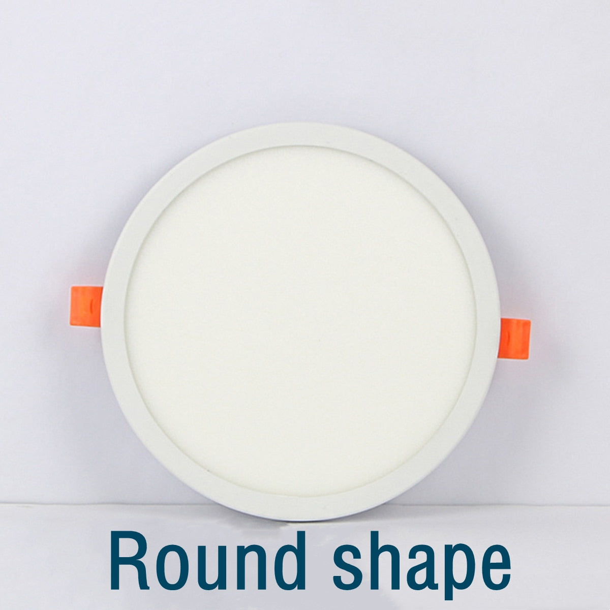 Round Square Ultra thin LED Panel Light Recessed Downlights 6W 8W 15W 20W AC 220V 230V Indoor lighting Ceiling Lamp