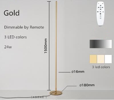 Modern Nordic simple creative living room floor lamp LED lamp metal lamp floor lamp Nordic simple creative bracket LED Black