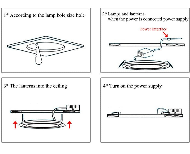 LED panel light Ultra thin Downlight lamp 3W 4W 6W 9W 12W 15W 18W 24W led ceiling recessed grid downlight slim round panel light