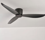 Modern Black White Low Floor DC Motor 30W Ceiling Fans With Remote Control Simple Ceiling Fan Without Light Home Fan 220V