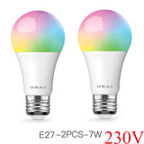 FrankEver A19 Wifi Smart Light Bulbs LED WiFi Dimmable Wireless E26 E27 Lamp Compatible with Alexa Google Home Smart Household