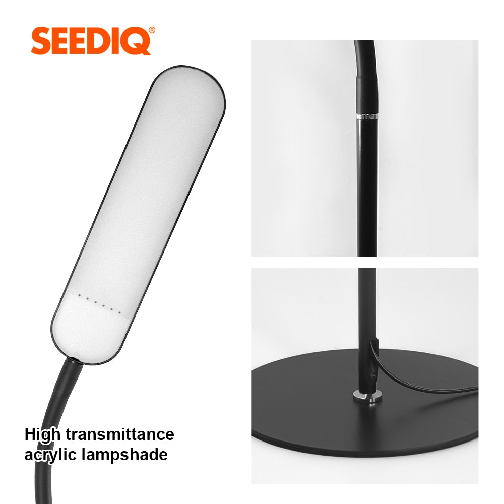 Modern Led Floor Lamp Touch Switch Remote Control Dimming Standing Light EU US Plug Floor Light Black White Standing Lamp